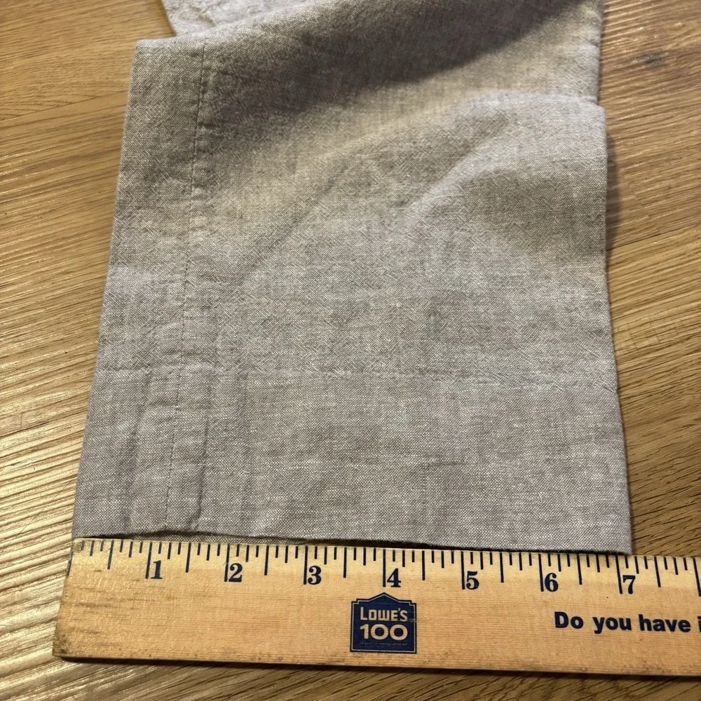 Jos A Bank Dress Pants Mens Fits 32x30 Grey Linen Cotton Slim Fit Suit Separates